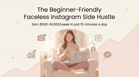 How I Made $500–$1,000 a Week Without Showing My Face on Instagram (Even as a Complete Beginner)